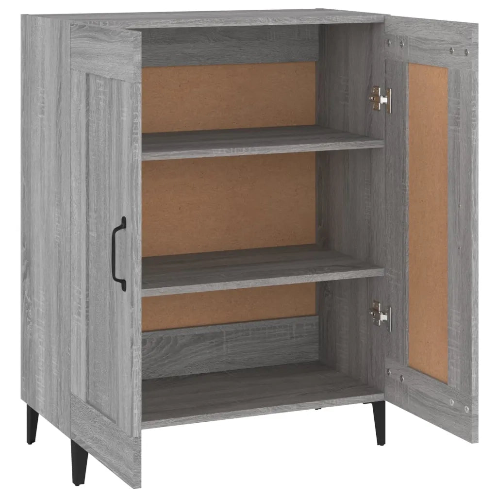 Credenza-Buffet-Armadio da cucina Grigio Sonoma 69,5x34x90 cm in Legno Multistrato 108340