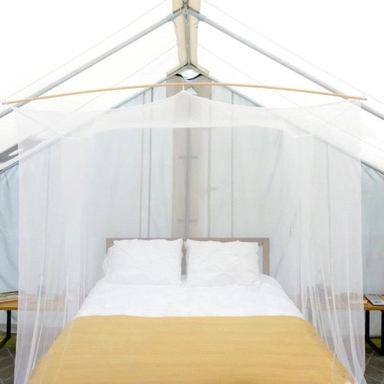 Letto a tenda 200 x 180 x 200 cm - letto matrimoniale con rete - letto singolo indoor outdoor - per viaggi Muggentent