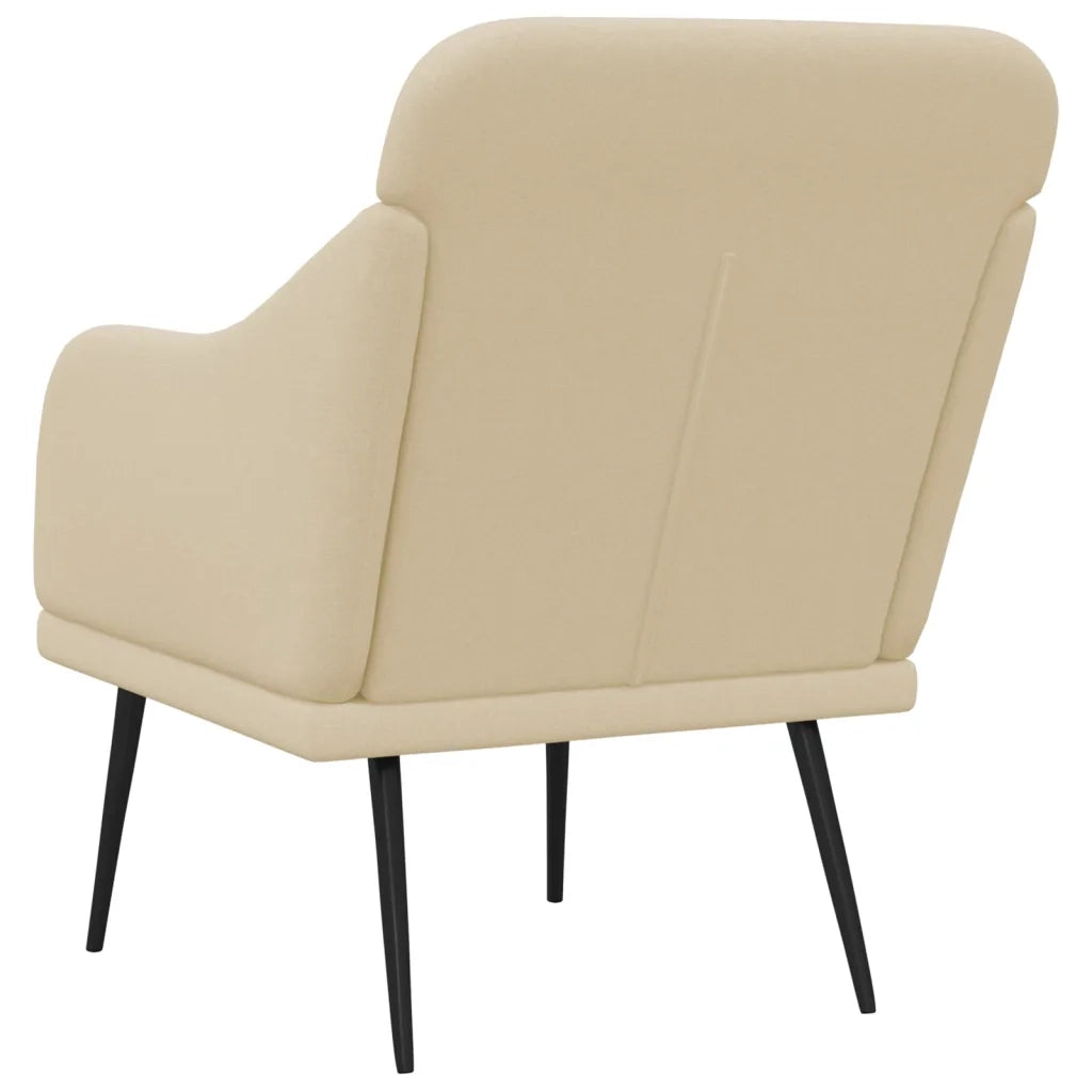 Poltrona Crema 63x76x80 cm in Tessuto 351480