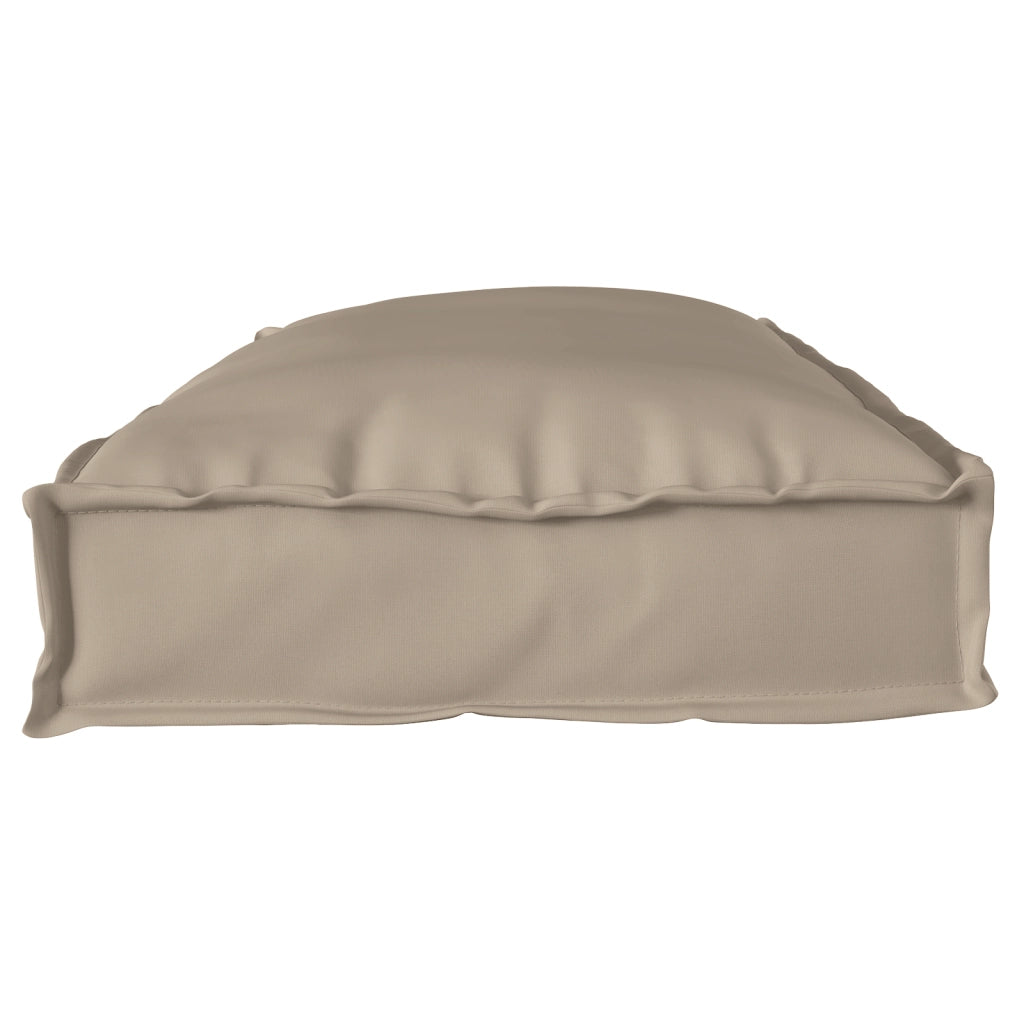 Cuscino per Pallet per Panchina Tortora 100x40x8 cm Tessuto Oxford