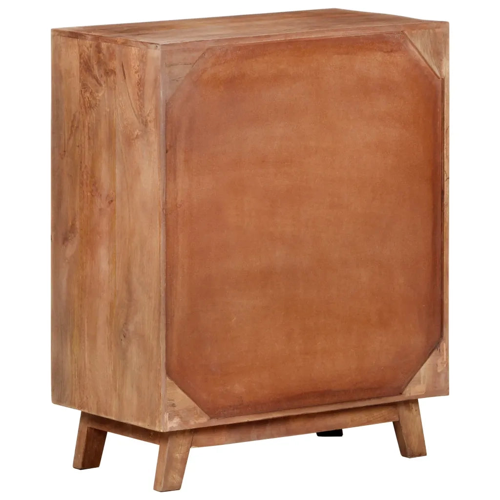Credenza-Buffet-Armadio da cucina 61x35x76 cm in Legno Massello di Mango
