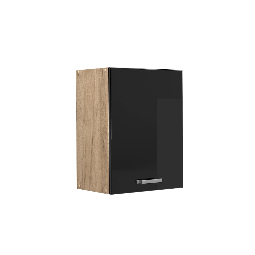 Vicco Pensile da cucina Nero lucido 45 cm