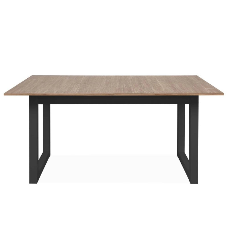 Tavolo allungabile Austin 80A piano colore legno e gambe antracite