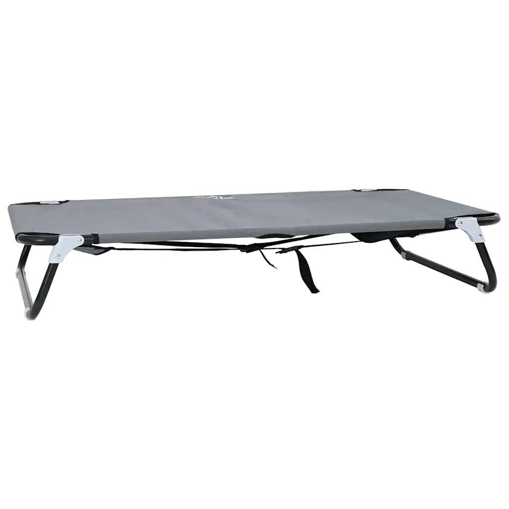 Letto per Cani Grigio chiaro 105 x 65 x 18 cm Acciaio CFW1934288