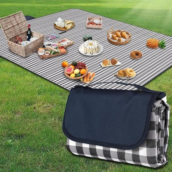 Tenda da picnic comoda 200 x 300 cm - Raster blu