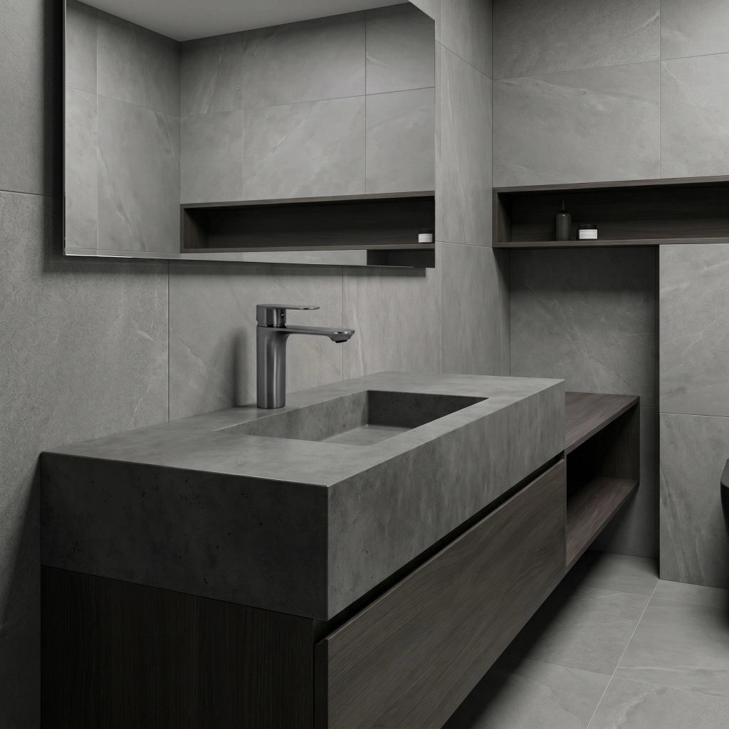 Rubinetto Da Lavabo Rea Drop Titan Low