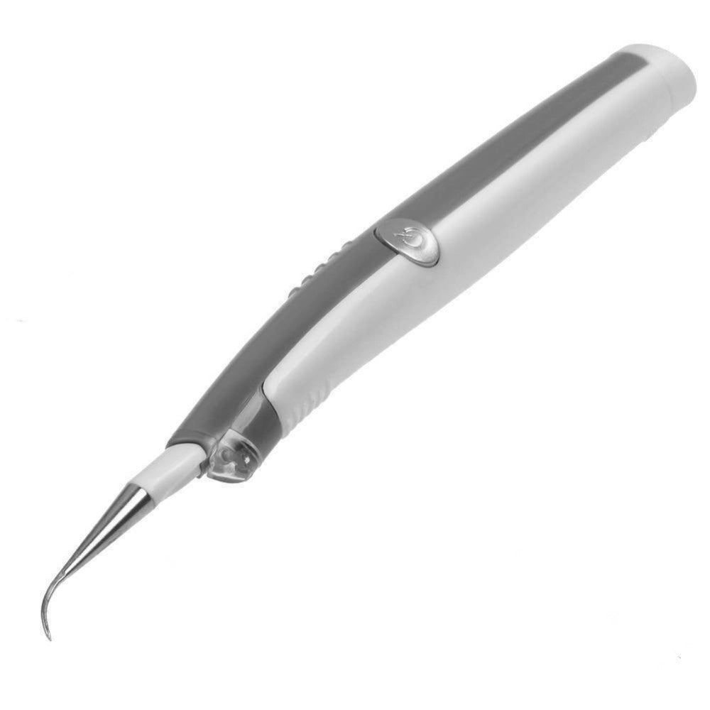 Trade Shop - Pulizia Denti Ad Ultrasuoni Con Led A Batterie Rimozione Tartaro Placca Macchie -