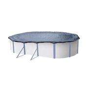 Copertura Invernale Di Protezione Per Piscine Da 10,05 X 5,50 M Colore Blu/nero Dimensione piscina: 7.65 x 4.60 m