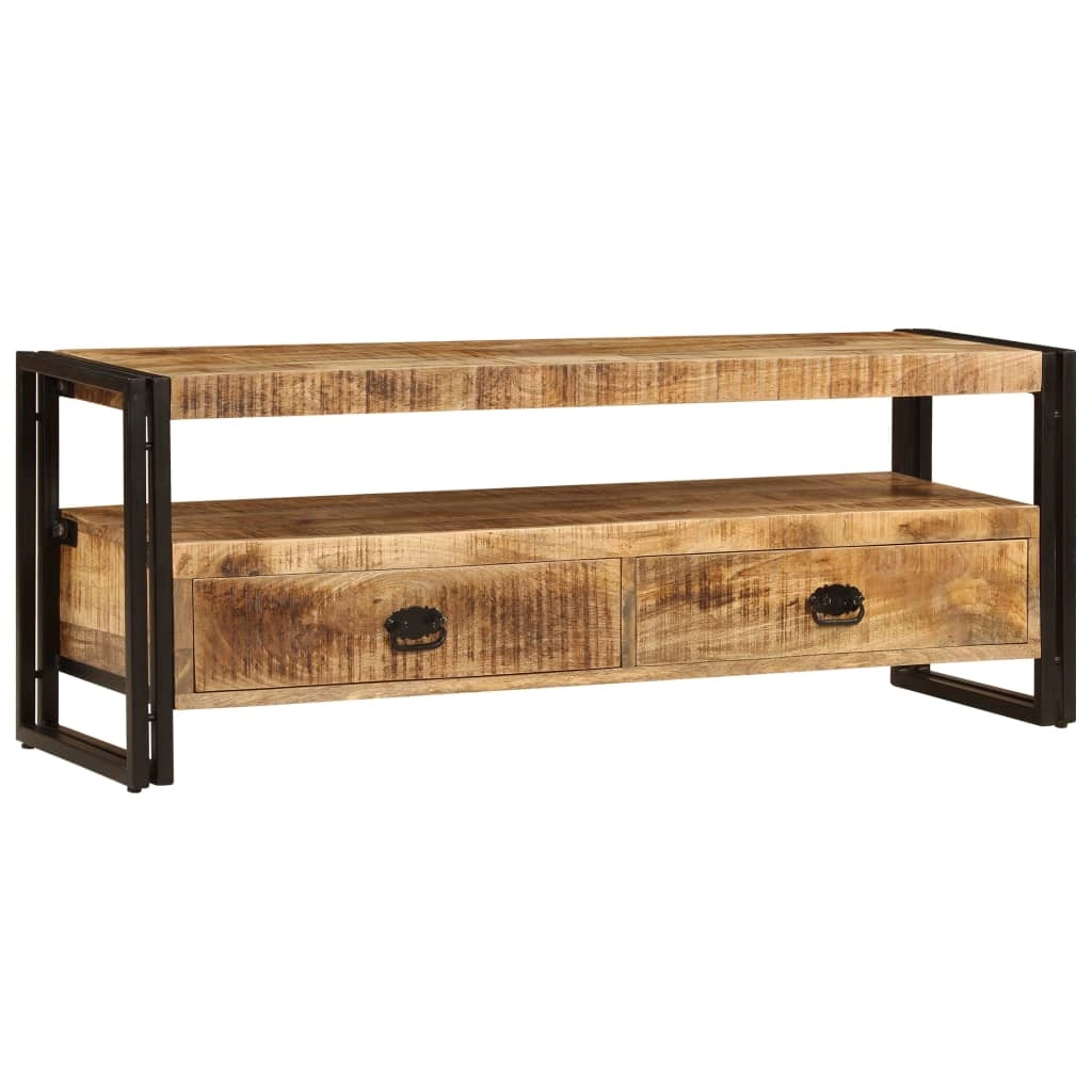 Pratico mobile porta TV/credenza di design 120 cm legno massello di mango 2502063