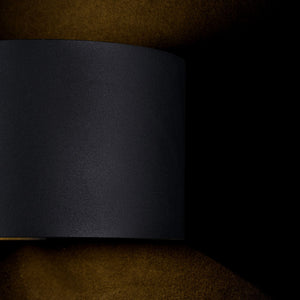 Lampada da parete Outdoor in Metallo Fulton Nero