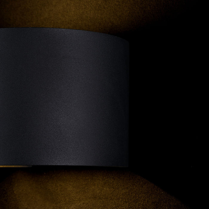 Lampada da parete Outdoor in Metallo Fulton Nero