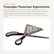 Pizzasnijdatore con elevatore di servizio - Piatto per pizza - Acciaio inossidabile - Resistente alla lavastoviglie - Maniglia ergonomico - Facile da pulire - Pizzasnijdatore