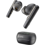 Poly auricolari nerofumo voyager free 60+m uc + adattatore bt700 usb-c + custodia per ricarica con touchscreen - 7Y8H0AA