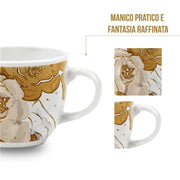 SET 6 TAZZINE CAFFE LUX 80CC