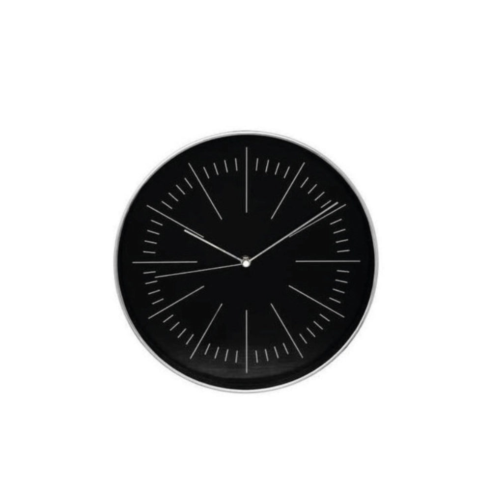 Orologio da Parete "Edith" Argento/Nero ‚Äì 30 cm