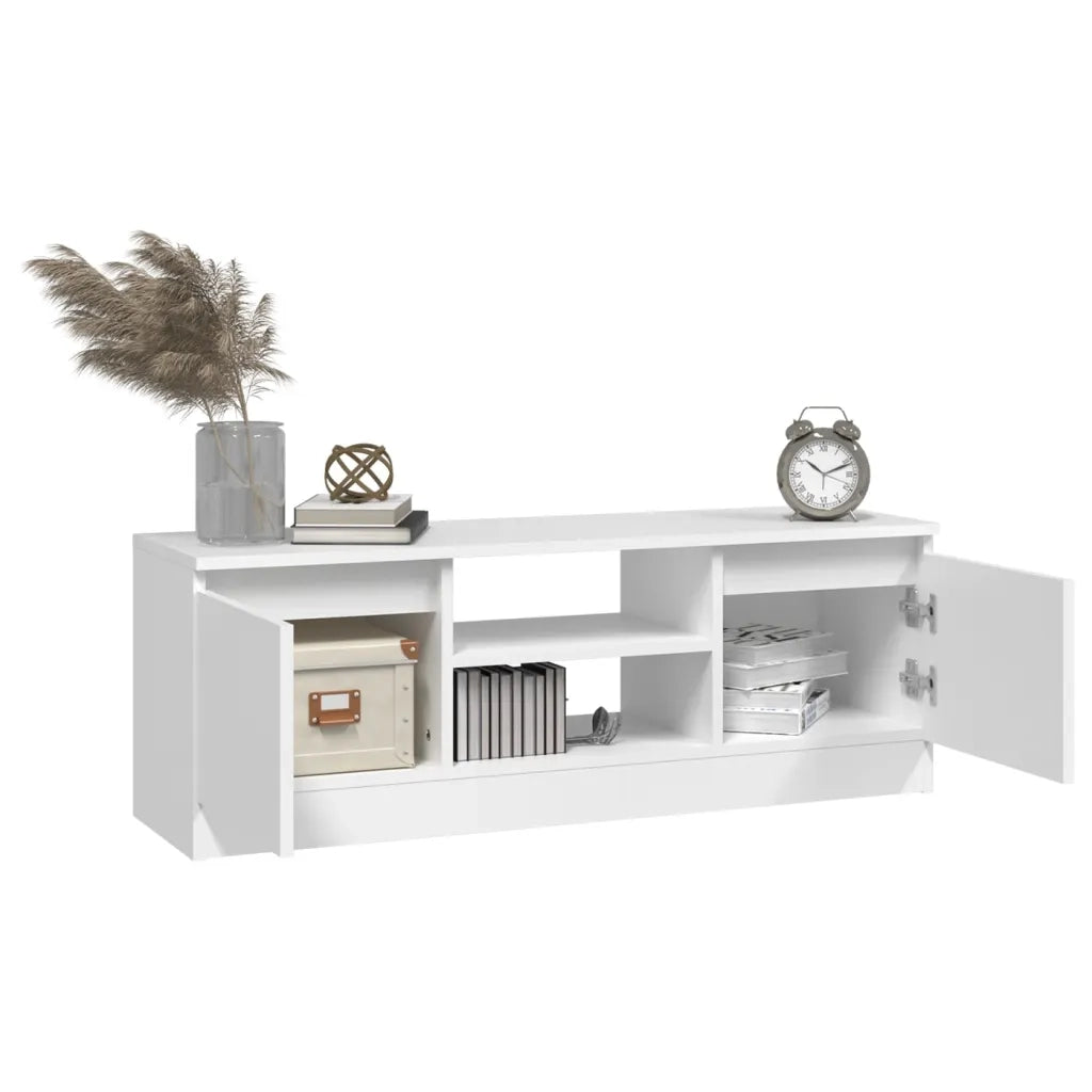 Mobile Porta TV con Anta Bianco 102x30x36 cm cod mxl 18918