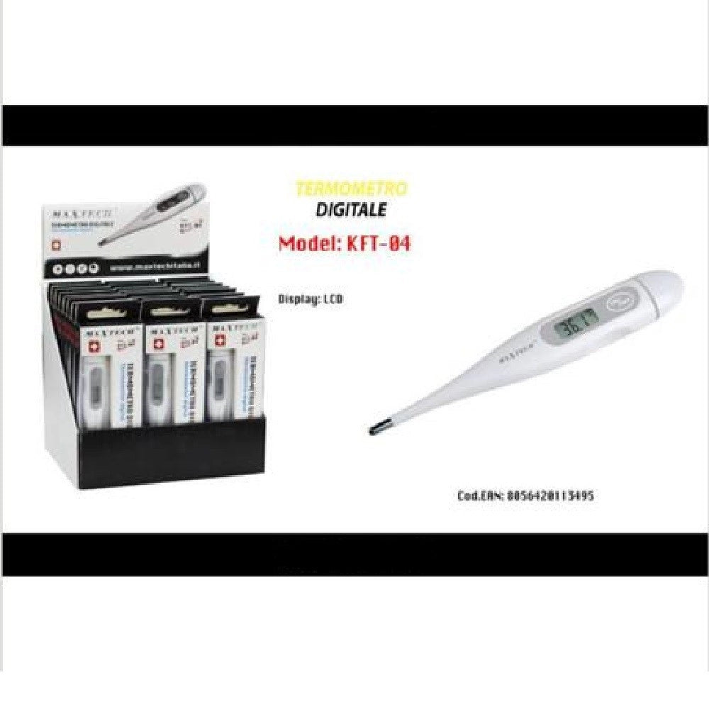 Trade Shop - Termometro Digitale Misurazione Febbre Misura Temperatura Corporea Kft-04 Maxtech -