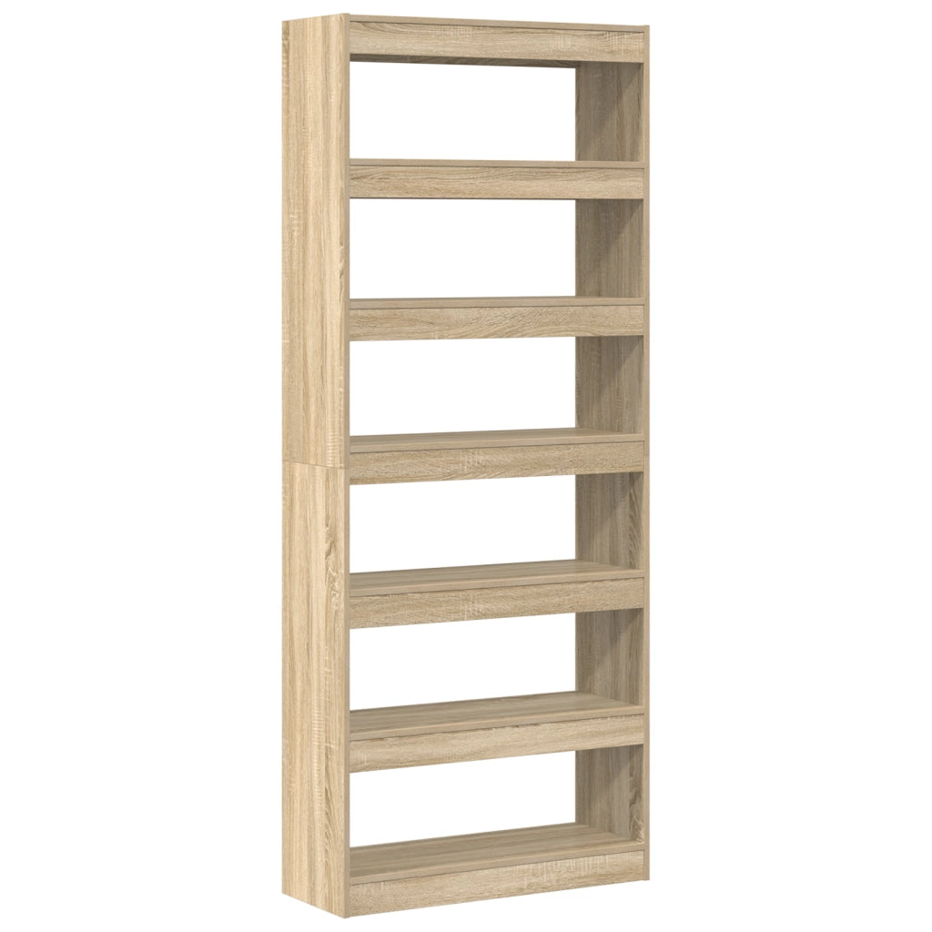 Libreria in Rovere Sonoma Legno ingegnerizzato 80 x 30 x 198 cm