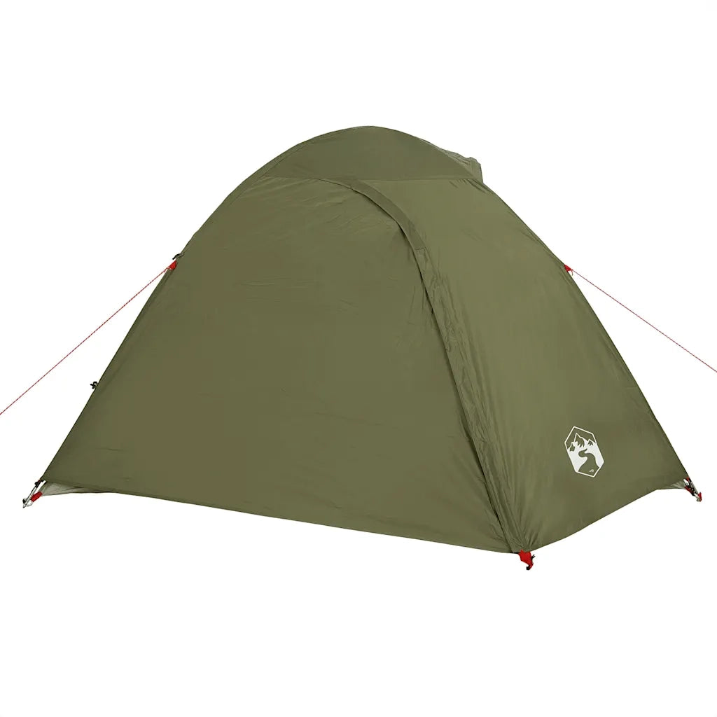 Tenda da Campeggio a Cupola 3 Persone Verde Oliva Impermeabile 4009615