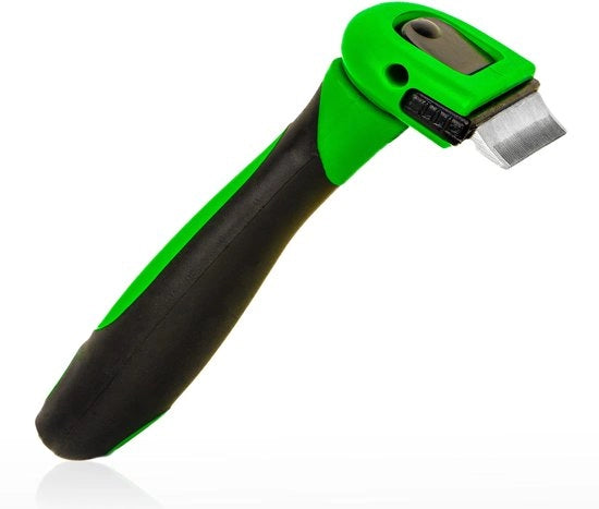 Spazzola per cani - Spazzola per pelo sottile - Pulizia cani efficace - Taglia S - Rimozione pelo sottile - Spazzola per cani con pelo corto - Tecnica di pulizia