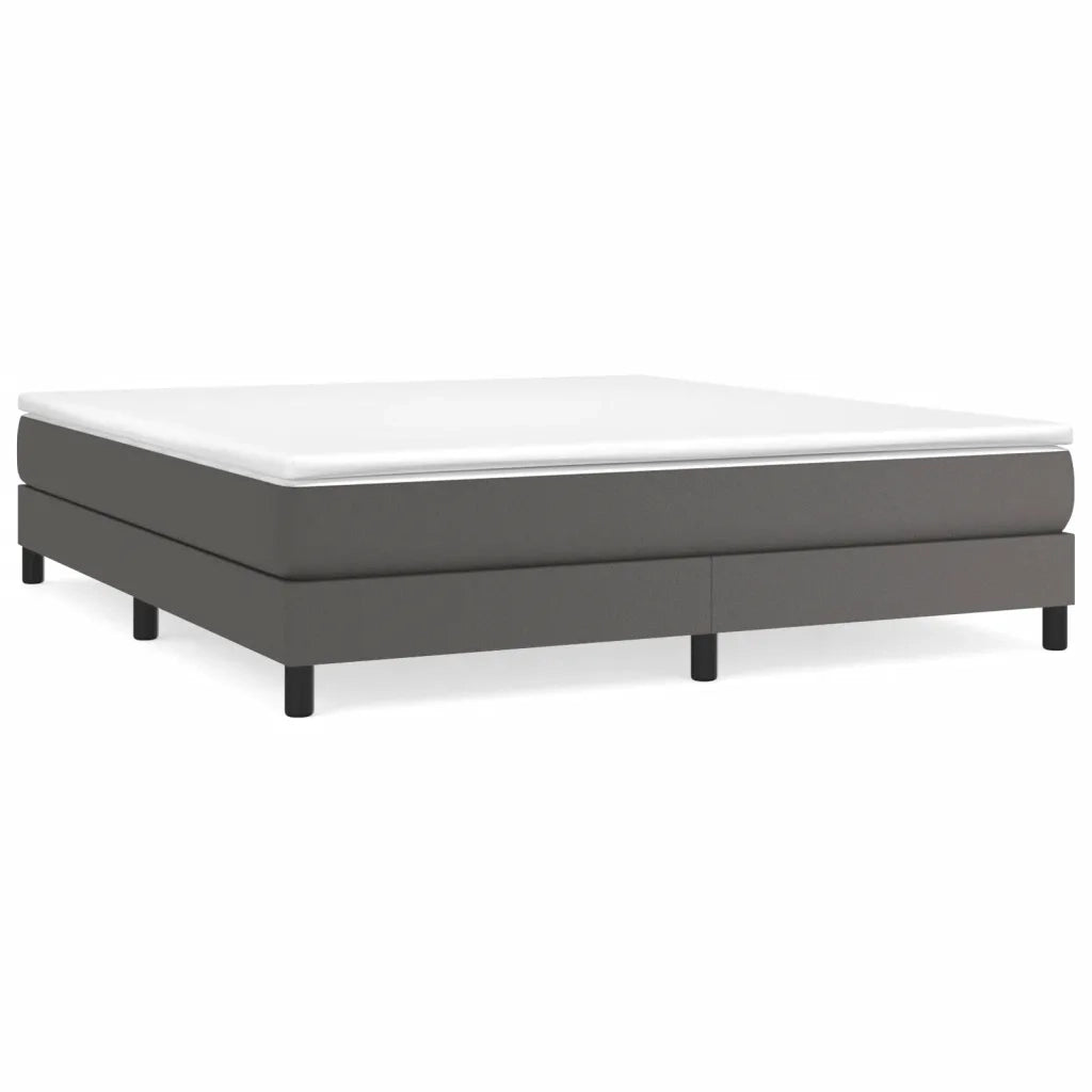 Struttura Letto a Rete a Molle Grigio 180x200 cm in Similpelle 3120716