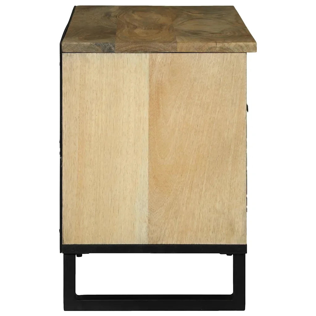 vidaXL Armadio per stoccaggio media Marrone 80 x 33.5 x 46 cm