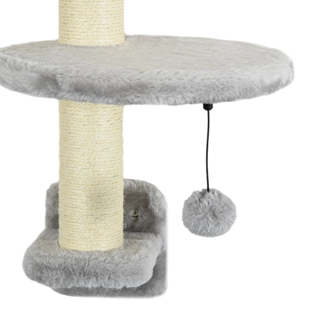 Struttura per Gatti con Rampa e Amaca ¨C zephmum ¨C Grigio