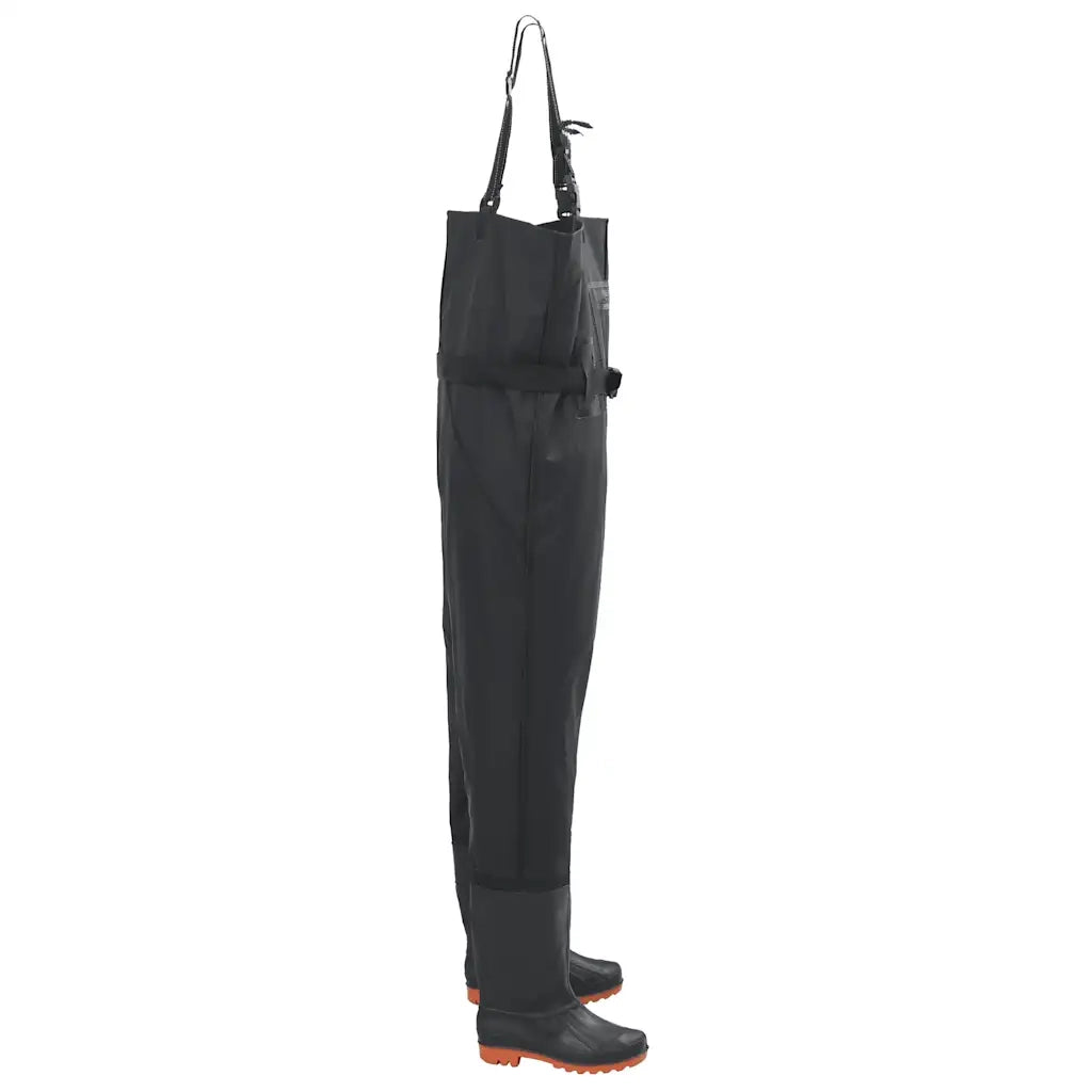Wader con Stivali e Cintura Nero Taglia 46 CFW6160773