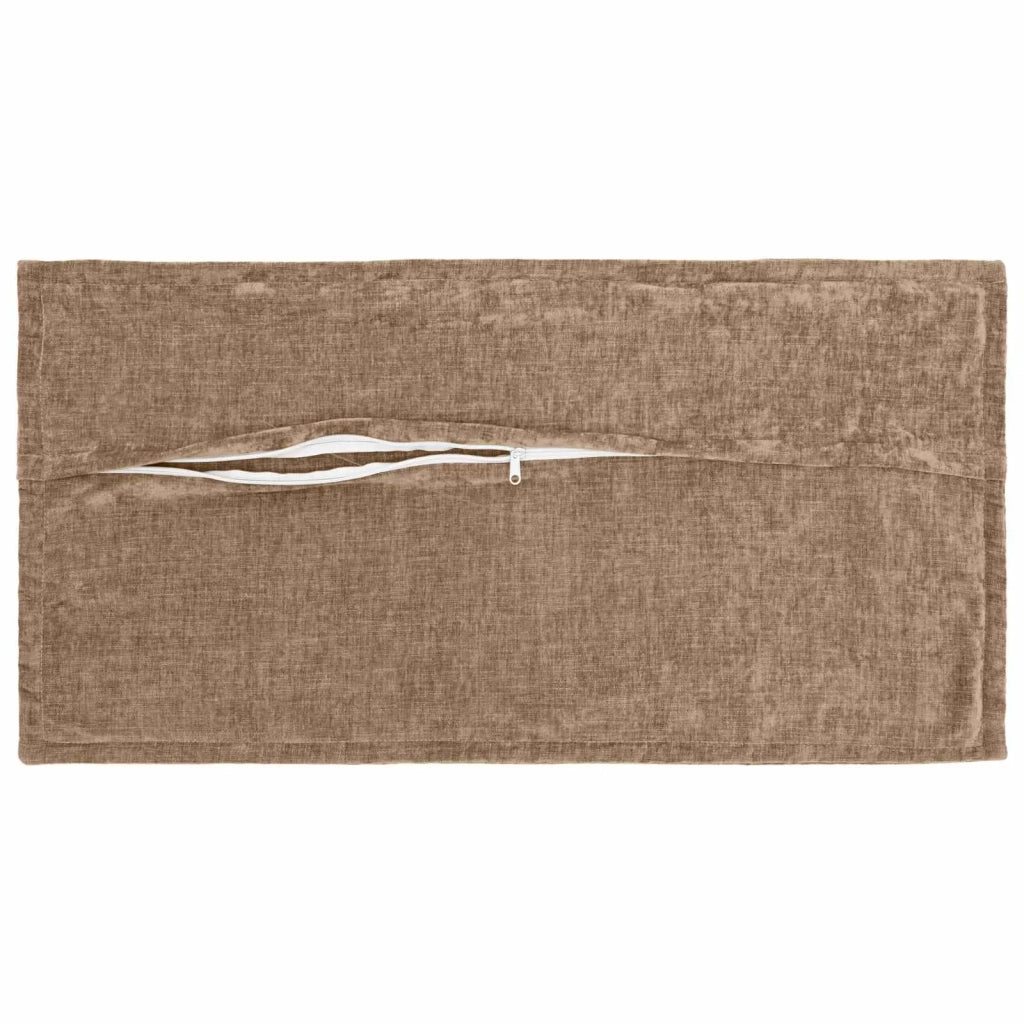 Federa 6 pz HOUTEN Marrone 40 x 80 cm Tessuto Chenille 918239