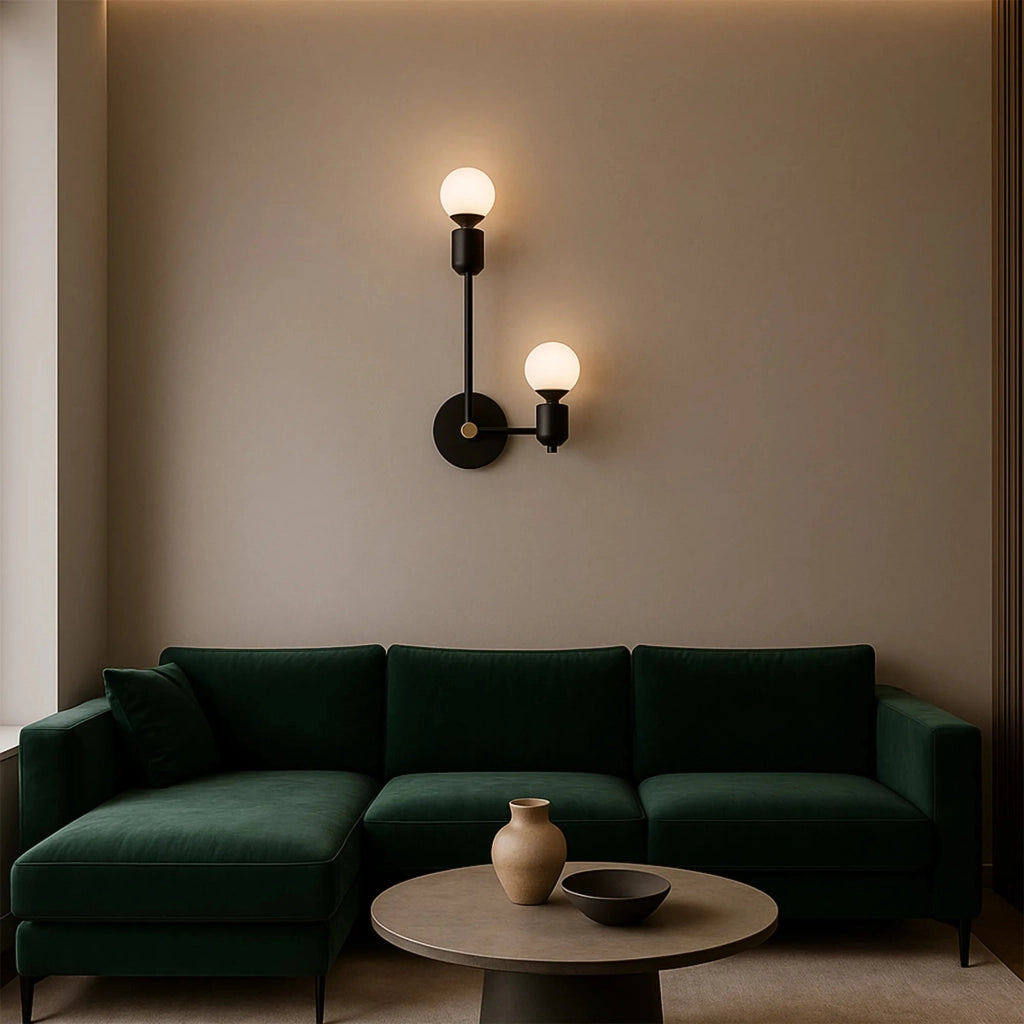 Lampada Da Parete APP1707-2W Black