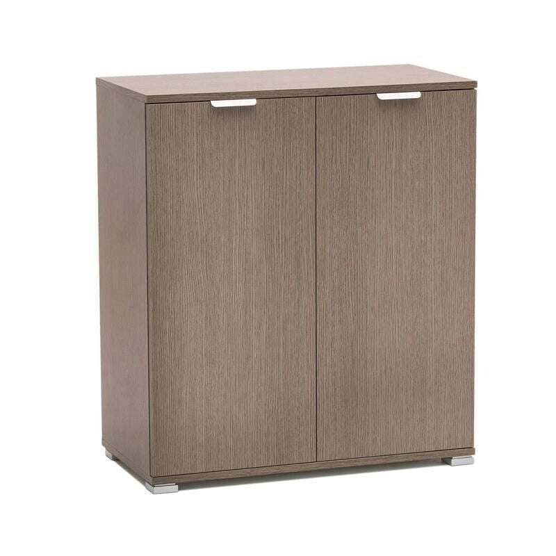 MOBILETTO CON 2 ANTE IN ROVERE GRIGIO 75 X 38 X H85 CM