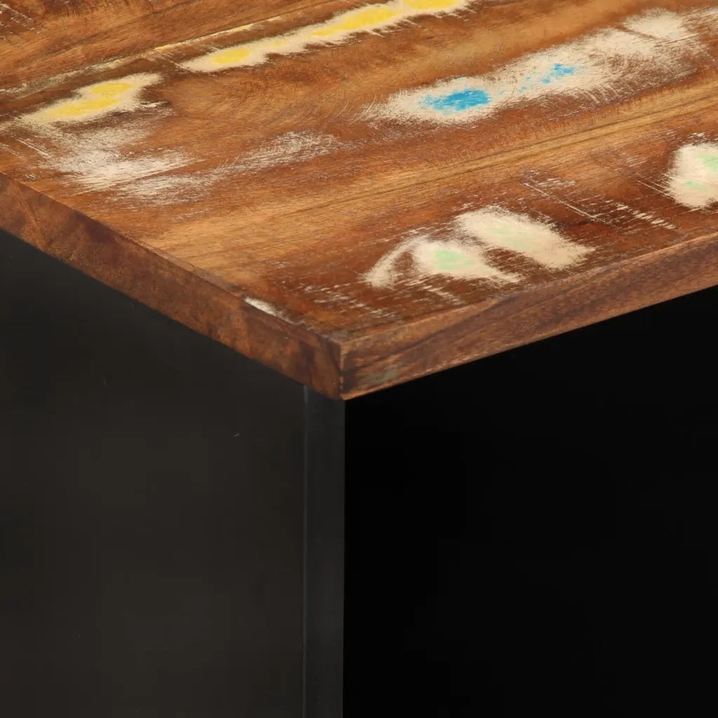 Mobile TV 100x33x46cm Legno Massello Recupero Legno Multistrato 351972