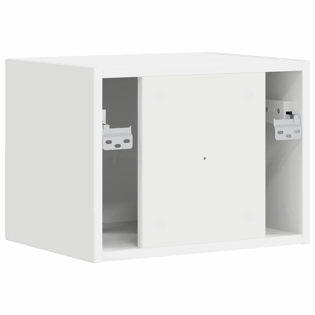 Mobile TV da parete Bianco 39 x 31 x 29,5 cm Legno multistrato