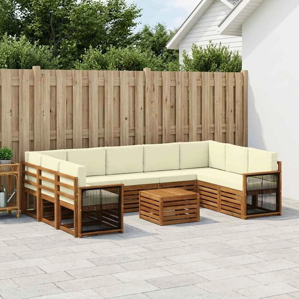 Set divani Legno di Acacia Massello 3384861