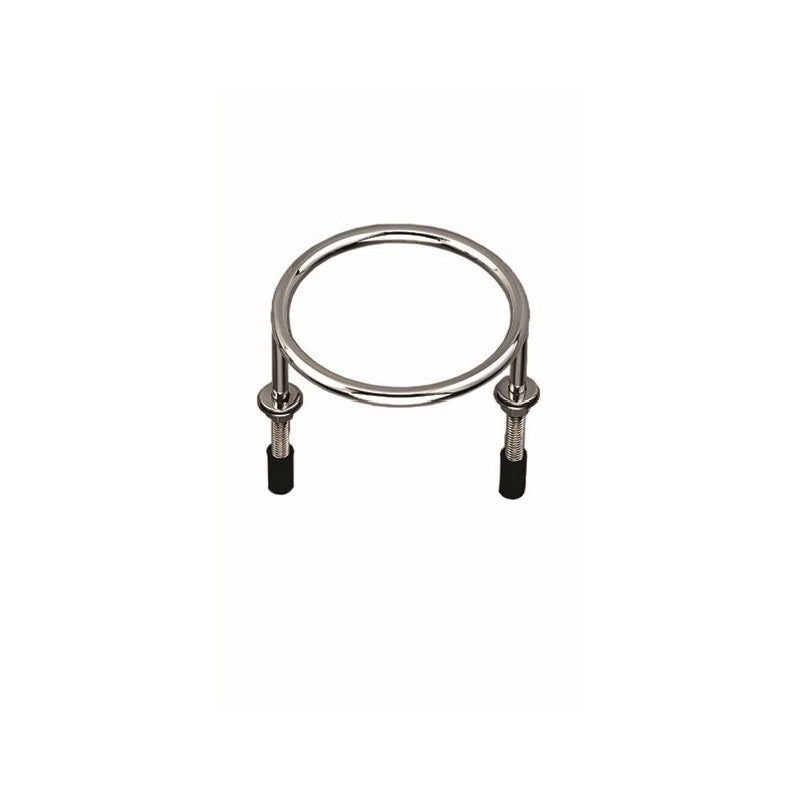 PORTABICCHIERE INOX AD UN ANELLO