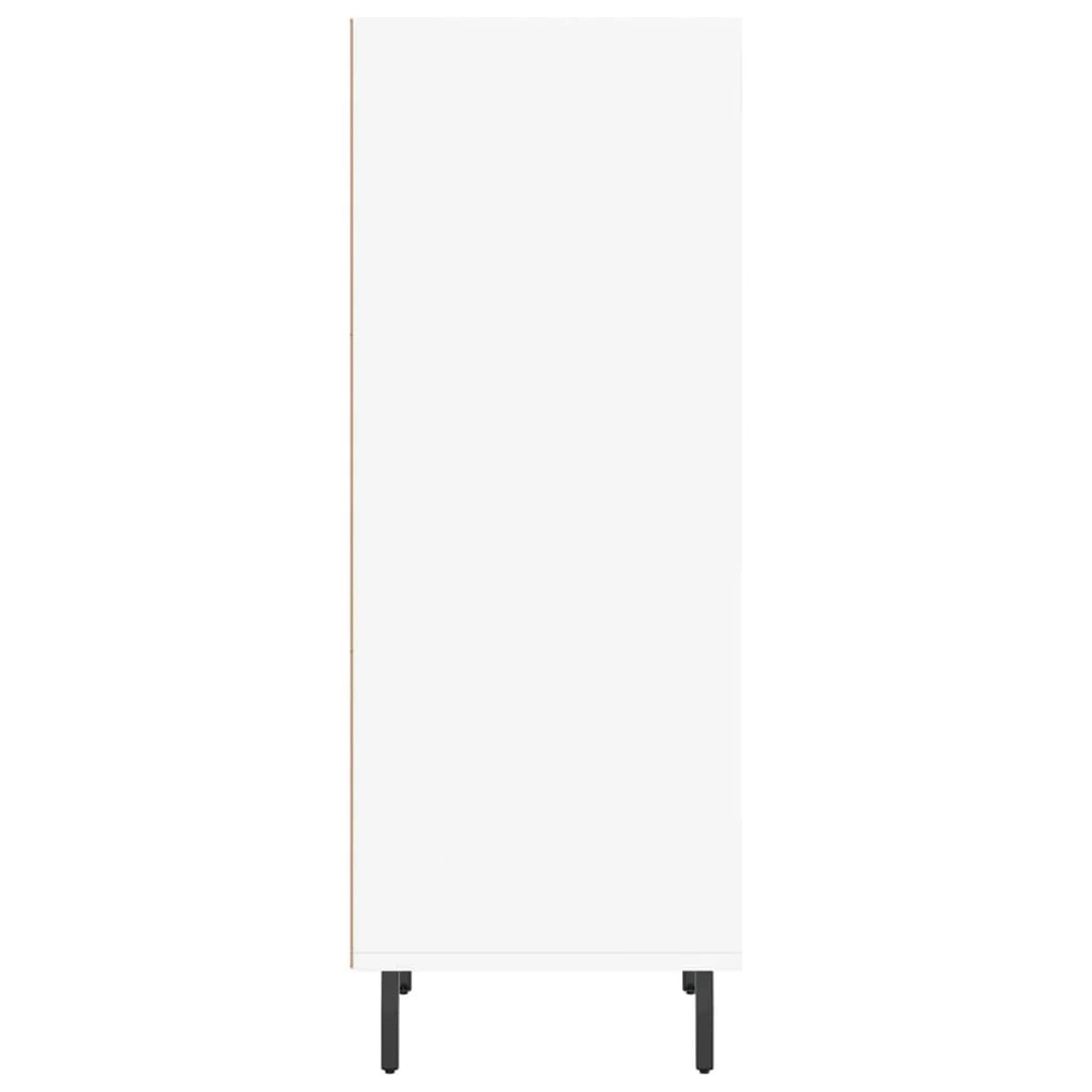 Buffet credenza cassettiera armadio mobile contenitore organizer per cucina soggiorno salotto 34,5 x 32,5 x 90 cm legno ingegnerizzato bianco 02_0030233