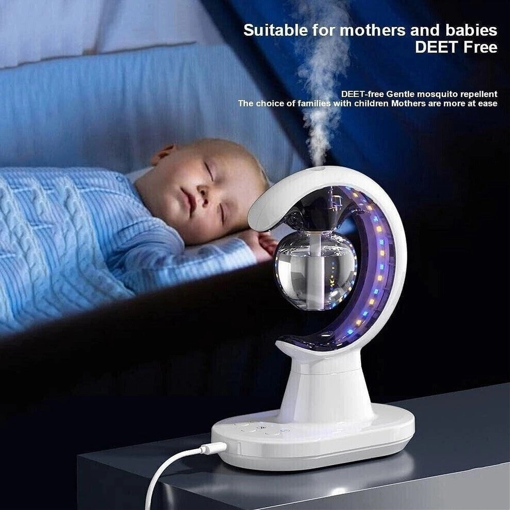 Trade Shop - Lampada Da Tavolo Led Ricaricabile Per Bar Hotel Casa Umidificatore Repellente -