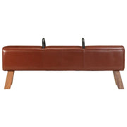 Panca Turnbock Vintage con Maniglie in Vera Pelle di Capra 286605