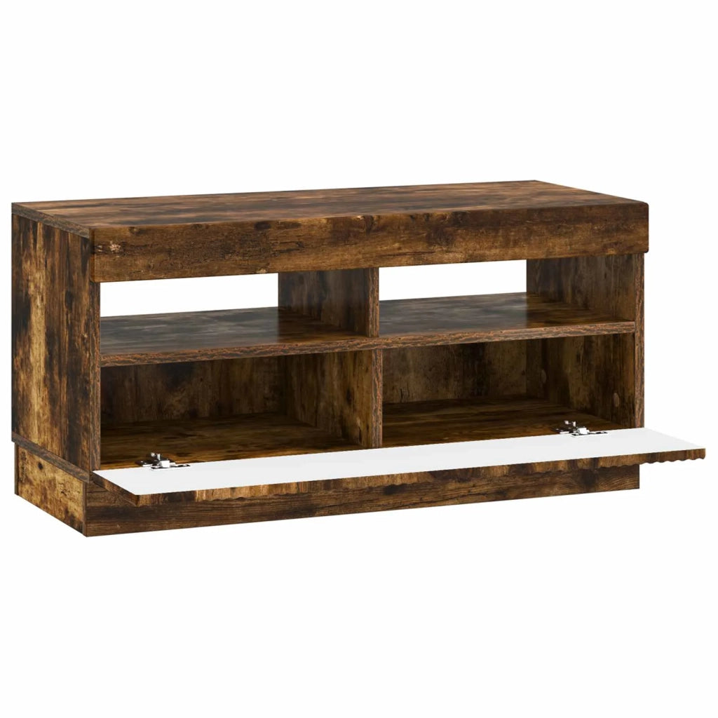 Mobile TV LED Rovere Fumo Legno ingegnerizzato 897440