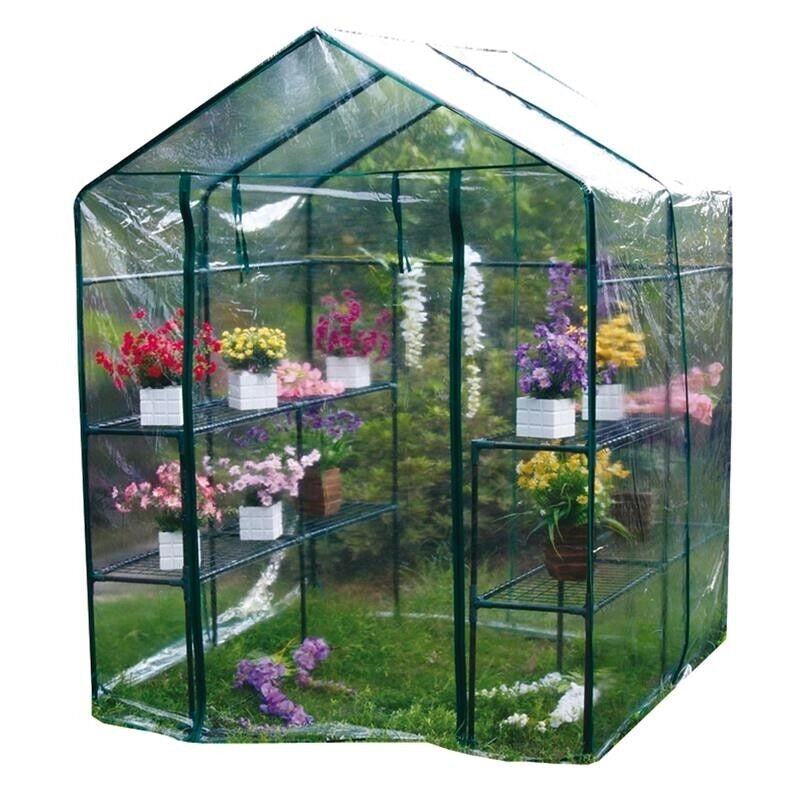 SERRE BRIXO GARDEN COTTAGE STRUTTURA TUBOLARE IN ACCIAIO CM 143 X 143 X 195 H