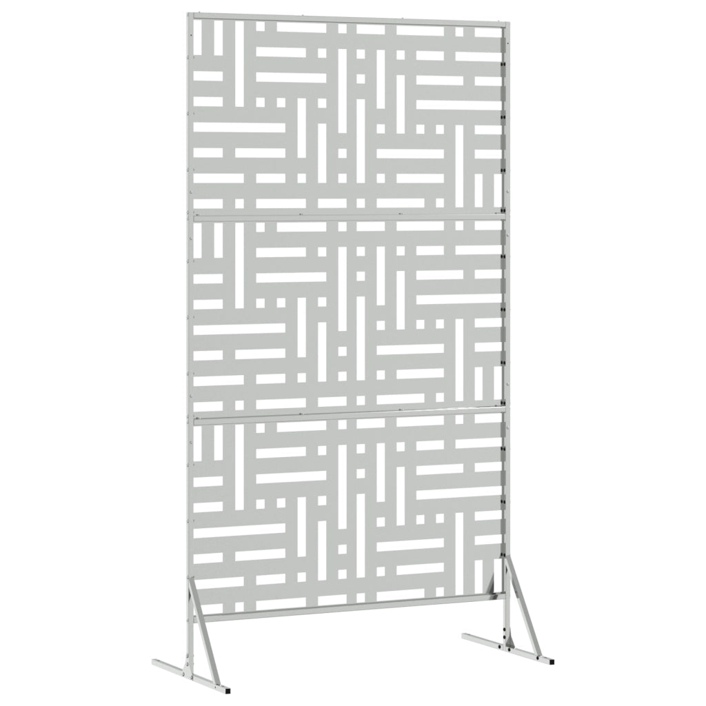 Schermo per la Privacy 180 cm Acciaio Zincato