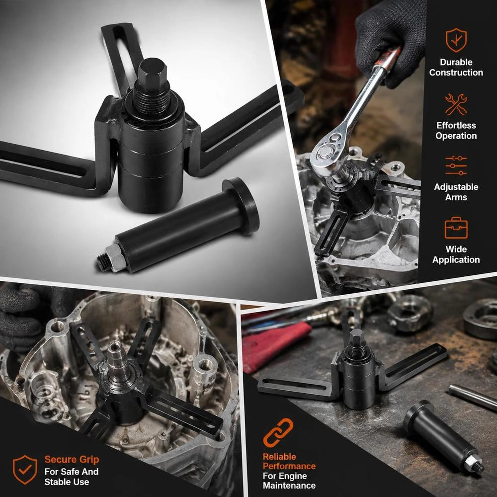 1.85 Kg Bearing Separator Puller Set, 6 Mm Crankcase Vent Valve, 28 X 22 X 15 Cm Bearing Puller Set, Crankcase Bearing Separator Puller Set