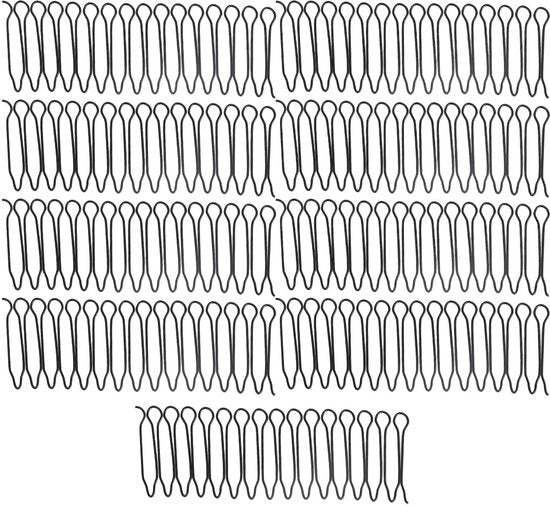 Kit di lavorazione capelli a 9 pezzi - Spazzola flessibile con clip U - Materiale metallico regolabile - Manico con presa sicura a denti a forma di golf