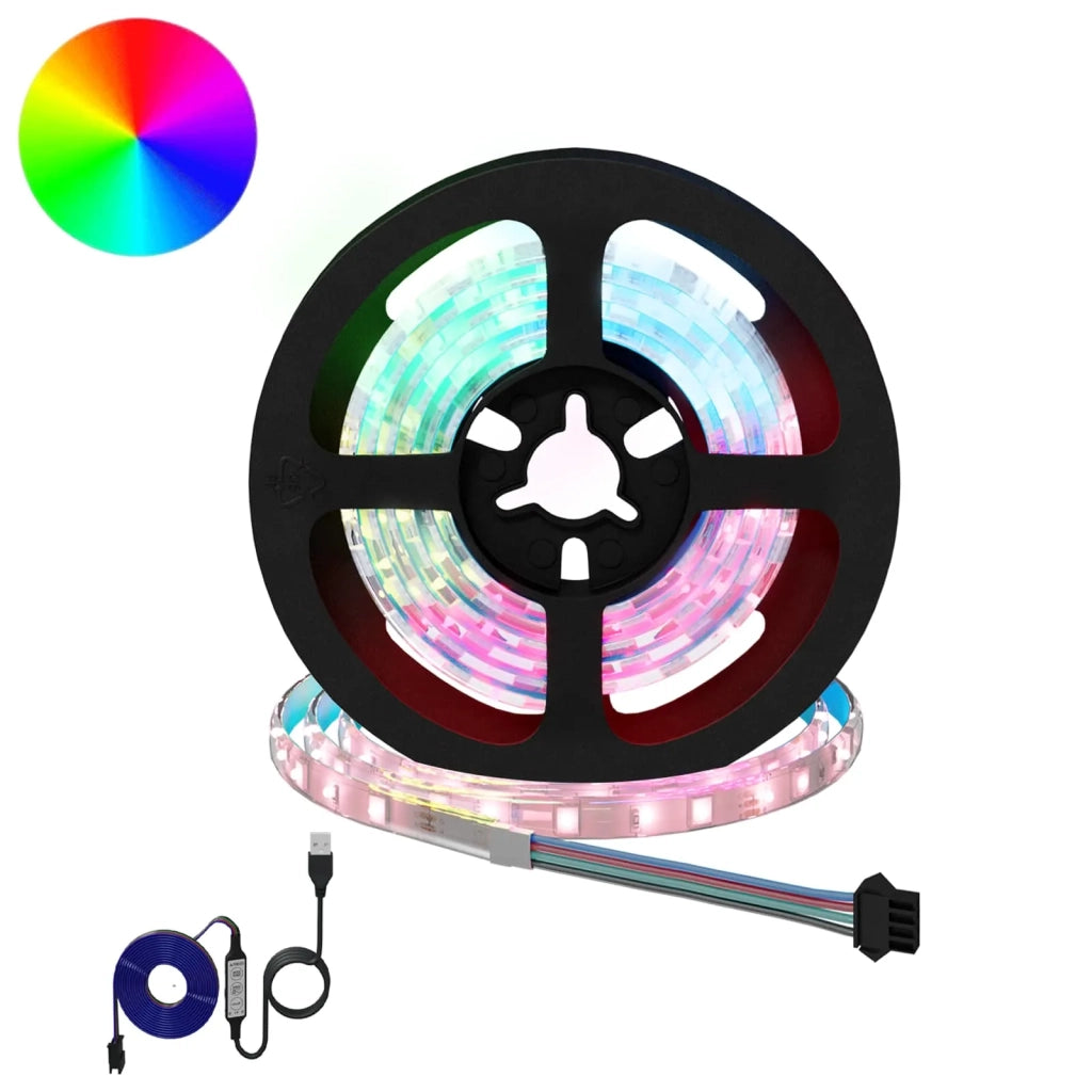 Striscia LED 2 pz Nero e trasparente 1000 mm Rame e plastica CFW8323177