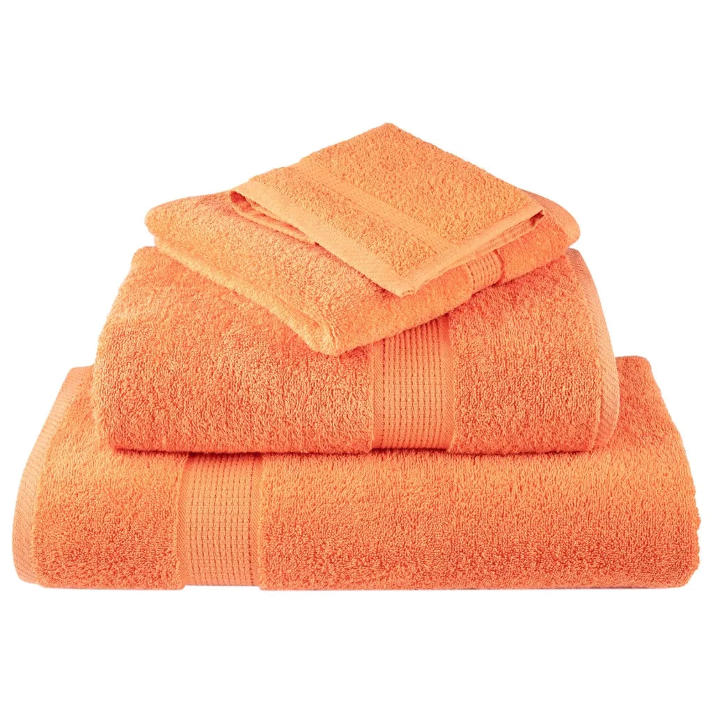 Asciugamani Ospiti SOLUND 2 pz Arancioni 30x50 cm 600 g/m² 137374