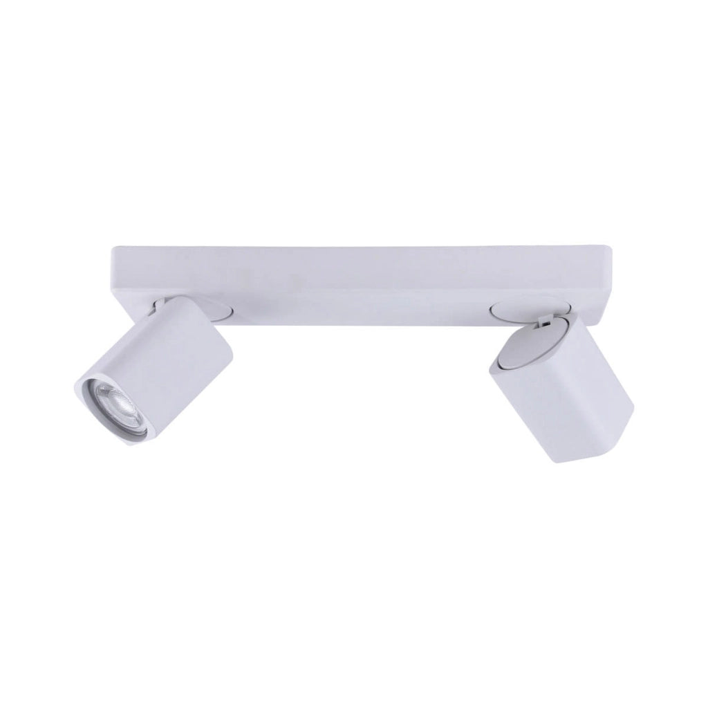 Plafoniera Italux Senova LED bianca 2xGU10 32cm orientabile