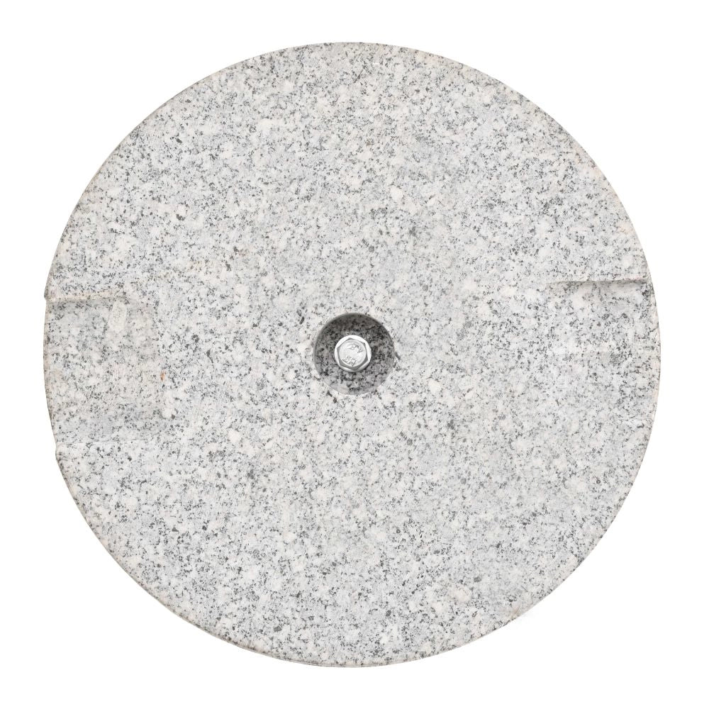Base per ombrellone finitura granito tubo tondo in acciaio inox 22 kg 2202092
