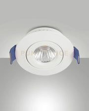 MACAS FARETTO DA INCASSO A LED 4W 3000K 360LM BIANCO ON/OFF D.5,3CM