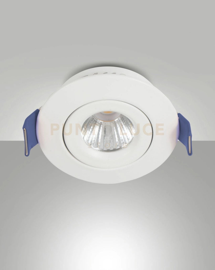 MACAS FARETTO DA INCASSO A LED 4W 3000K 360LM BIANCO ON/OFF D.5,3CM