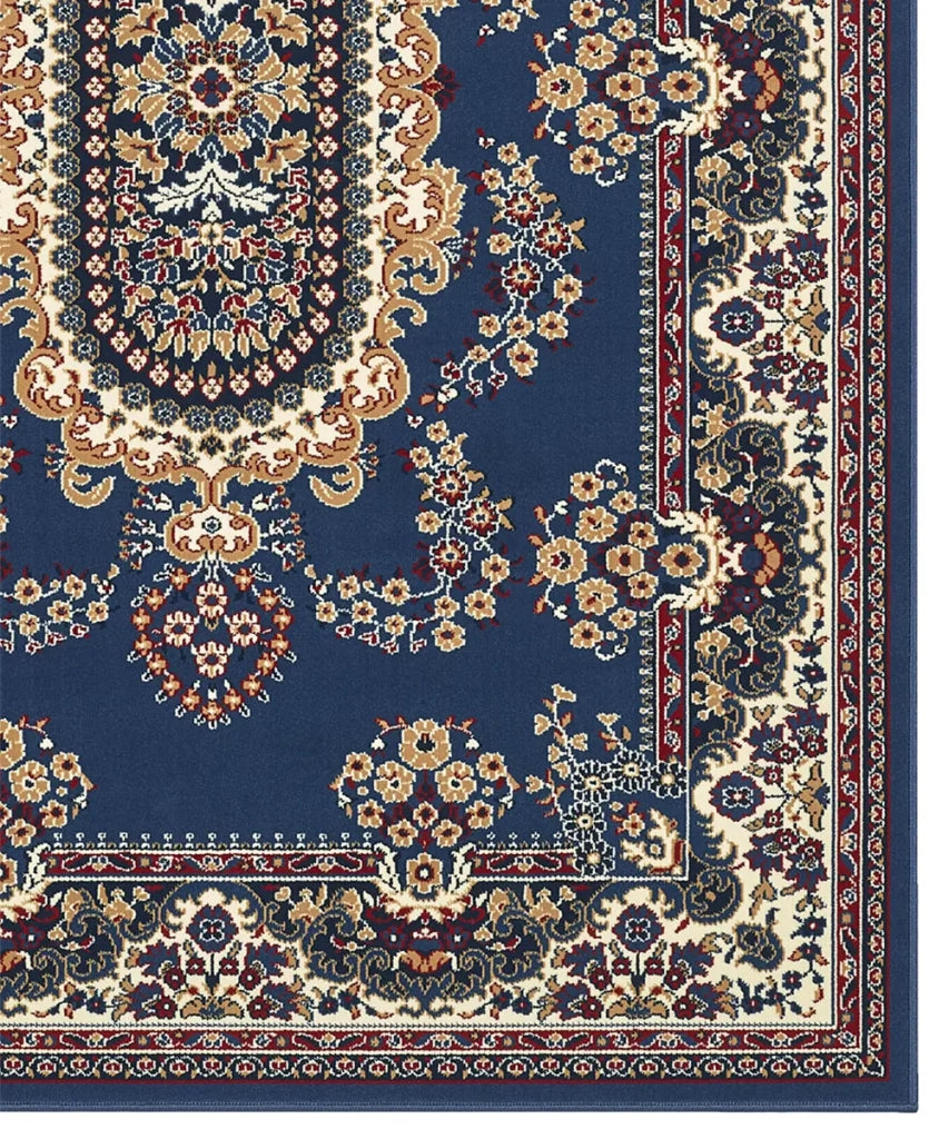 Tappeto ROYAL SHIRAZ 2063 AZZURRO cm.280x480 arredo salotto disegno moderno geometrico arredo casa